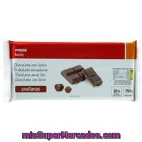 Chocolate Con Leche-avellana Eroski, Tableta 150 G