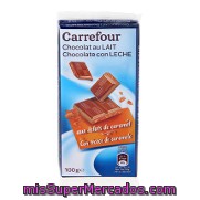 Chocolate Con Leche Con Caramelo Carrefour Pack 2x100 G.