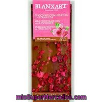 Chocolate Con Leche Con Frambuesa Blanxart, Tableta 100 G