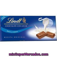 Chocolate Con Leche Extrafino Lindt 125 Gramos