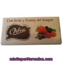 Chocolate Con Leche-frutas Del Bosque Orbea, Tableta 125 G