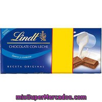 Chocolate Con Leche Lindt, Pack 2x125 G