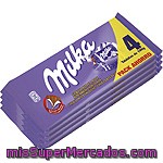 Chocolate Con Leche Milka, Pack 4x100 G
