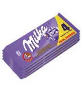 Chocolate Con Leche Milka Pack De 4x100 G.