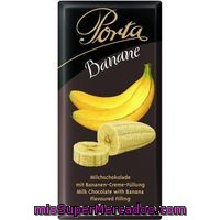 Chocolate Con Leche Relleno De Plátano Porta, Tableta 100 G