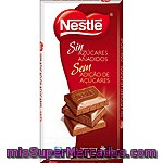 Chocolate Con Leche Sin Azúcar Nestlé, Tableta 125 G