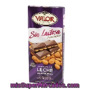 Chocolate Con Leche Y Almendras Sin Lactosa Valor 150 G.