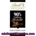 Chocolate Excellence 90% De Cacao Lindt 100 G.