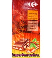 Chocolate Extrafino Con Leche Y Avellanas Carrefour 150 G.