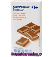 Chocolate Leche Carrefour Discount 100 G.