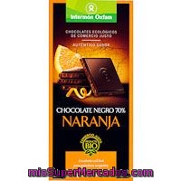 Chocolate Negro 70% Sabor Naranja Oxfam, Tableta 100 G