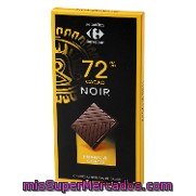 Chocolate Negro 72% Cacao Carrefour Selección 80 G.