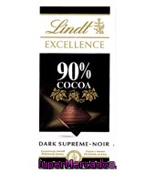 Chocolate Negro 90% Cacao Lindt - Excellence 100 G.