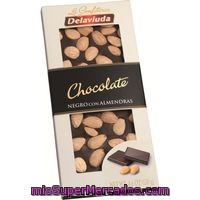 Chocolate Negro Con Almendras Delaviuda, Tableta 130 G