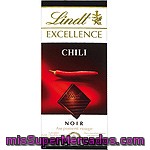 Chocolate Negro Con Chilli Lindt Excellence 100 Gramos
