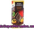 Chocolate Negro Con Cortezas De Naranja Confitadas Auchan 200 Gramos