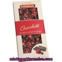 Chocolate Negro Con Frutos Rojos Delaviuda 120 G