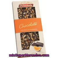 Chocolate Negro Con Naranja Delaviuda, Tableta 120 G