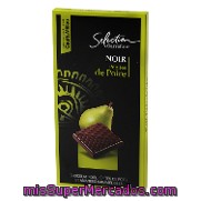 Chocolate Negro Con Pera Carrefour Selección 100 G.