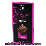 Chocolate Negro Ecuador 60% Carrefour Selección 80 G.