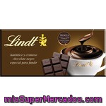 Chocolate Negro Especial Para Fundir Lindt Tableta De 200 Gramos