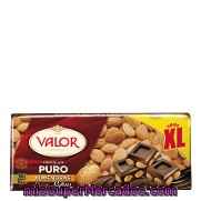 Chocolate Puro Con Almendras Xl Valor 300 G.