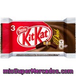 Chocolatina De Chocolate Negro Y Galleta Dark Nestlé - Kit Kat Pack 3x45 G.
