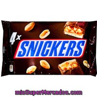 Chocolatina Snickers Pack De 4x50 G.