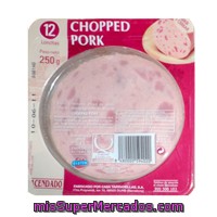 Chopped Pork Lonchas, Hacendado, Paquete 250 G