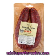 Chorizo De León Picante De Nuestra Tierra 450 G.