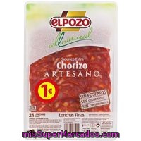 Chorizo El Pozo All Natural, Bandeja 80 G