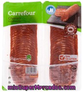 Chorizo Extra En Lonchas - Sin Gluten Carrefour Pack De 2 Sobres De 112,5 G.