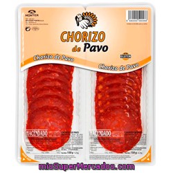 Chorizo Pavo Lonchas, Hacendado, Pack 2 X 75 G - 150 G