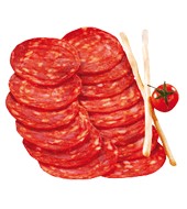 Chorizo Tradicional En Lonchas Revilla Sobre De 100 G.