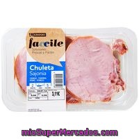 Chuleta De Sajonia Eroski Faccile, Bandeja Peso Aprox. 0,50 Kg