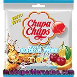 Chupa Chups Caramelos Duros De Sabores Surtidos Sin Azúcar Bolsa 6 Unidades