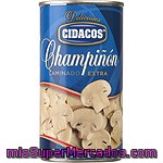 Cidacos Champiñón Laminado Extra Lata 180 G Neto Escurrido