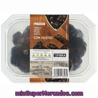 Ciruelas Con Hueso Eroski, Tarrina 320 G