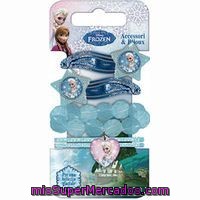 Clips Y Pulsera Frozen, Pack 1 Unid.