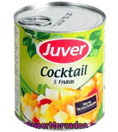 Cocktail 5 Frutas En Almíbar Juver 500 G.