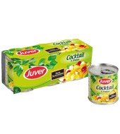 Cocktail 5 Frutas En Almíbar Juver Pack 3x140 G.