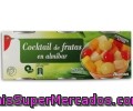 Cocktail De Frutas En Almíbar Ligero Auchan Pack De 3 Unidades De 125 Gramos