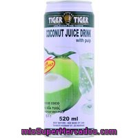 Coconut Juice Drink Tiger, Lata 520 Ml