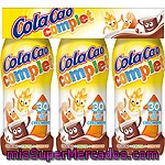 Cola Cao Complet Batido De Cacao Pack 3 Botellas 188 Ml