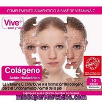 Colágeno-ácido Hialourónico Vive+, Caja 30 Cápsulas