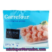 Colas De Gambón Crudas Peladas 10/15 Carrefour 280 G.