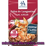 Colas De Langostino Peladas Ajillo King Artik Bandeja De 105 G.