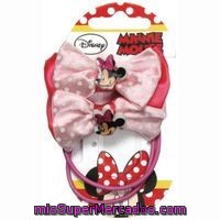 Coletero Lazo Minnie Mouse, Pack 1 Unid.