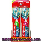 Colgate Cepillo Dental Eléctrico 360º Whole Mouth Clean Envase 2 Unidades