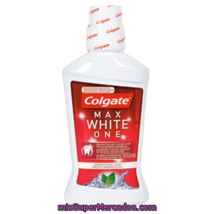 Colgate Enjuague Bucal Blanqueante Botella 500ml